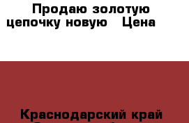 Продаю золотую цепочку новую › Цена ­ 7 000 - Краснодарский край Одежда, обувь и аксессуары » Аксессуары   . Краснодарский край